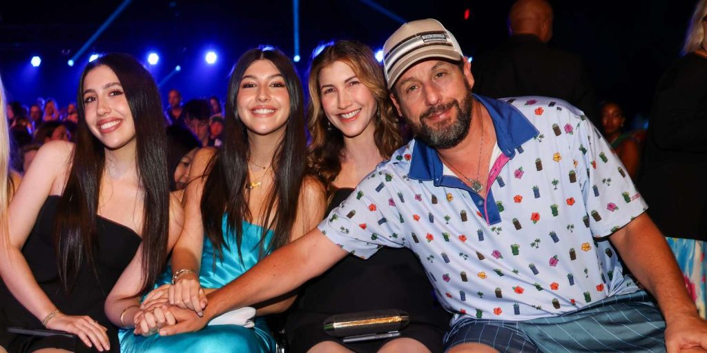 Adam Sandler Has a Rare Family Red Carpet Outing