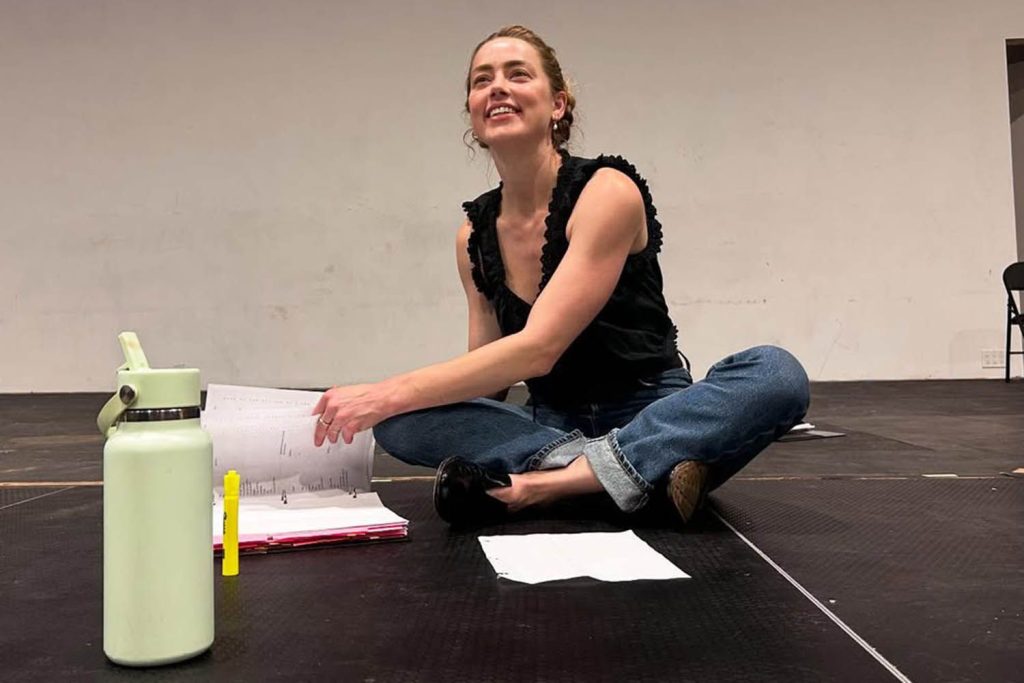 Amber Heard Makes Rare Appearance Ahead of New Play After Welcoming Twin Babies
