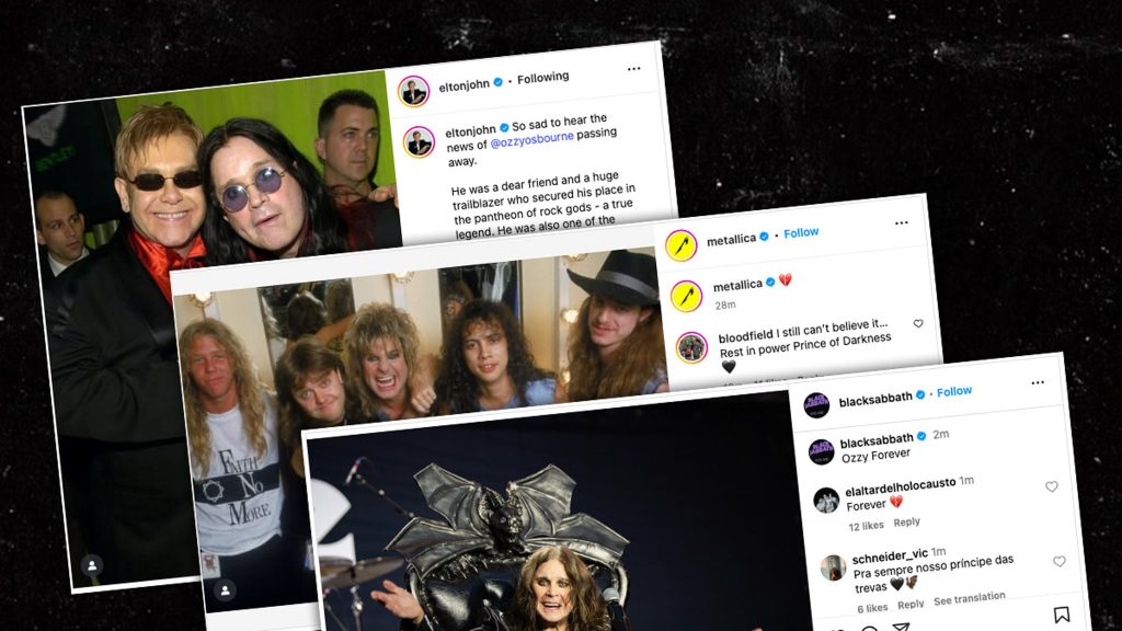 Black Sabbath, Travis Barker, Marilyn Manson, More Honor Ozzy Osbourne After Death