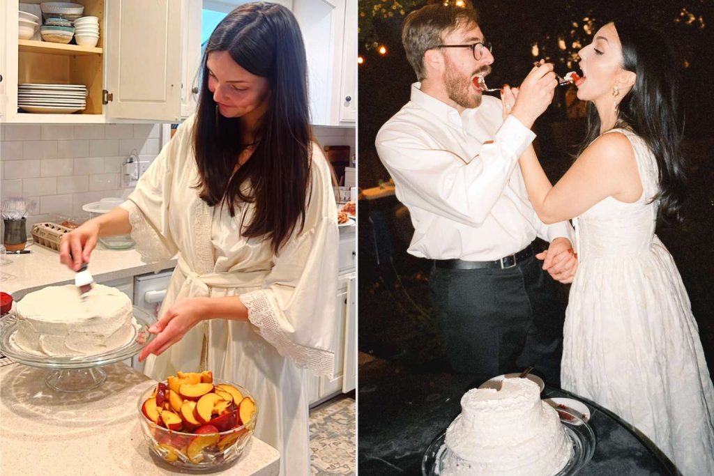 Bride Makes Her Own Wedding Cake Just 1 Day Before Ceremony (Exclusive)