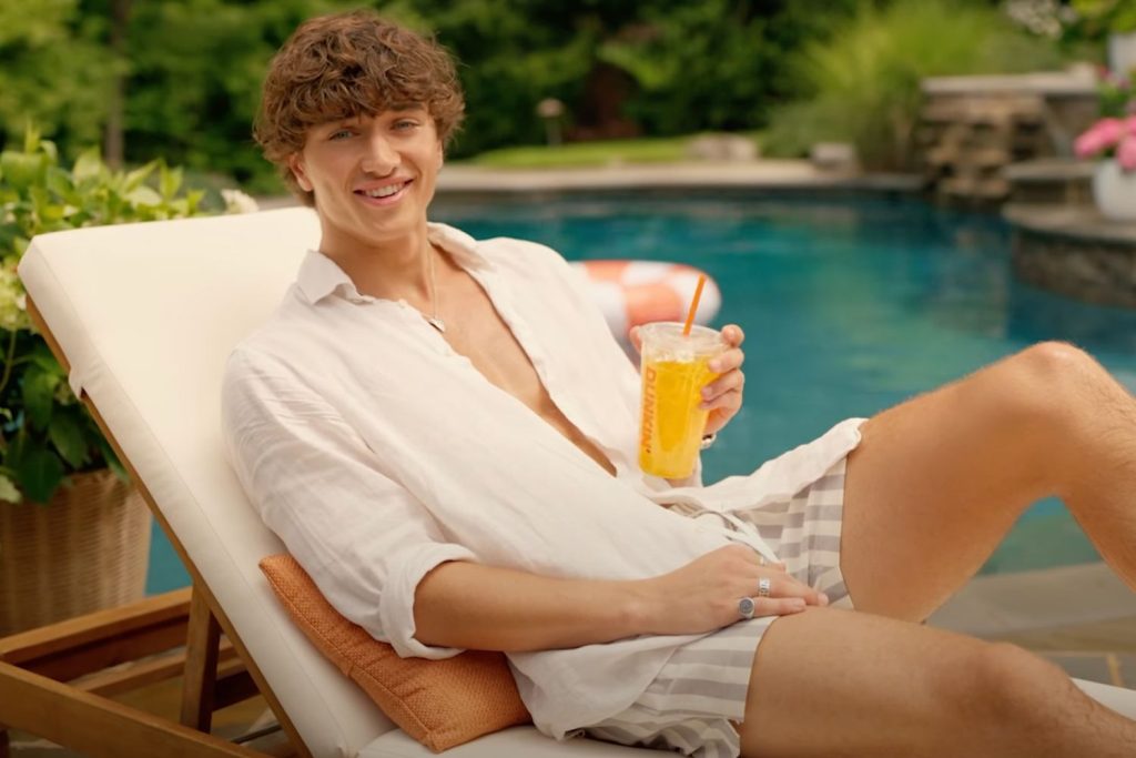 Gavin Casalegno Is Dunkin's 'King of Summer' in New Video