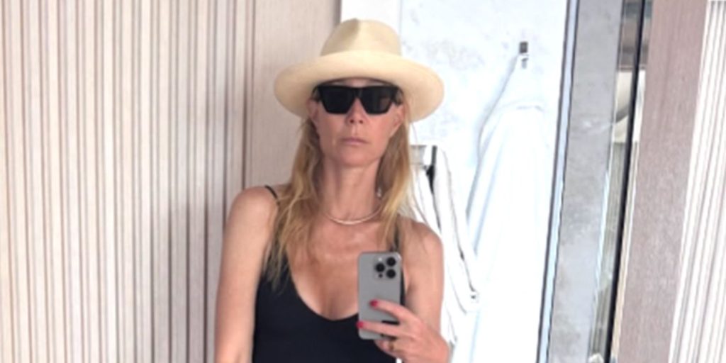 Gwyneth Paltrow’s One-Piece Swimsuit Is the Perfect Vacation Outfit