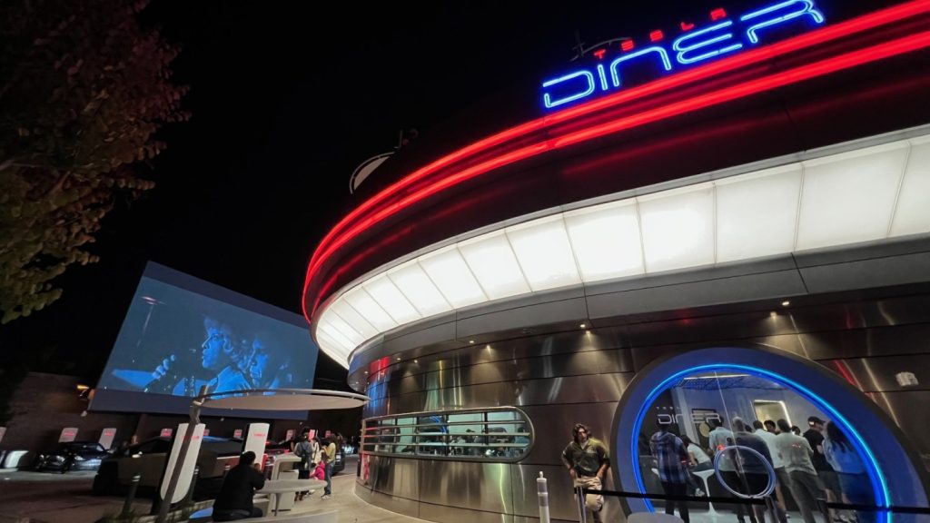 Inside Elon Musk's Tesla Drive-In Diner in Los Angeles
