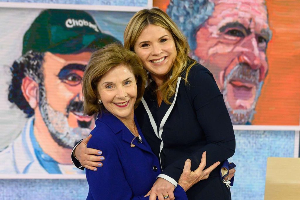 Jenna Bush Hager's Mom Laura Bush Thought She Was Pregnant from Wikipedia