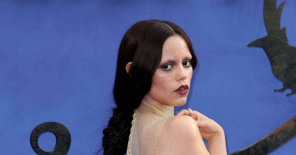 Jenna Ortega Sheds Her Skin in Ghostly Latex at the 'Wednesday' Premiere