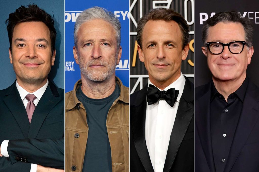 Jimmy Fallon, Seth Meyers and Jon Stewart Support Stephen Colbert