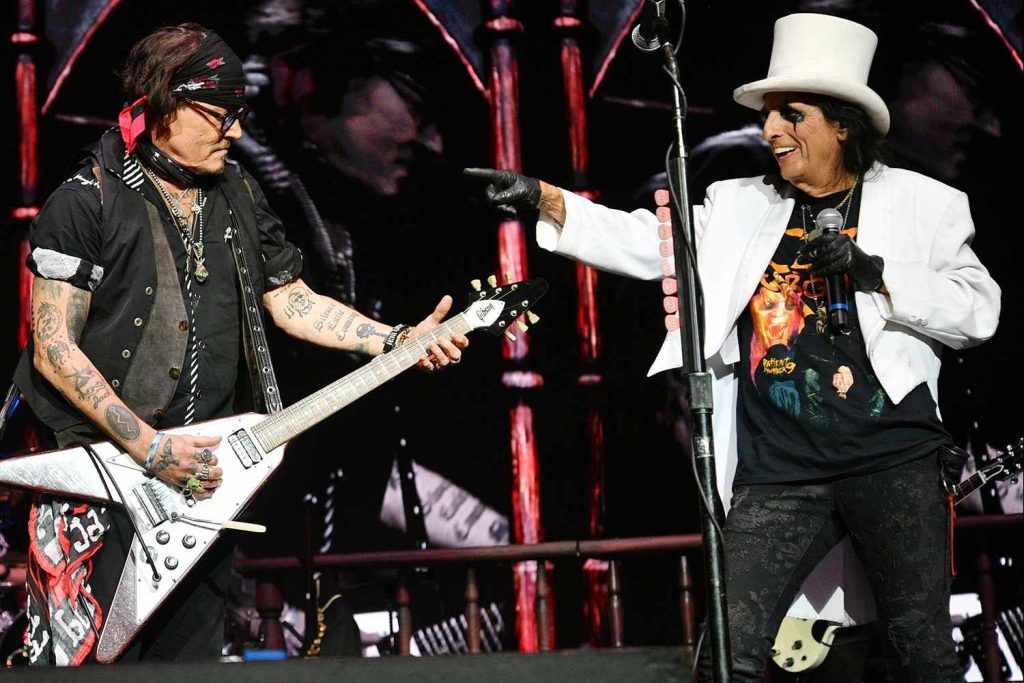 Johnny Depp Joins Alice Cooper for an Ozzy Osbourne Tribute