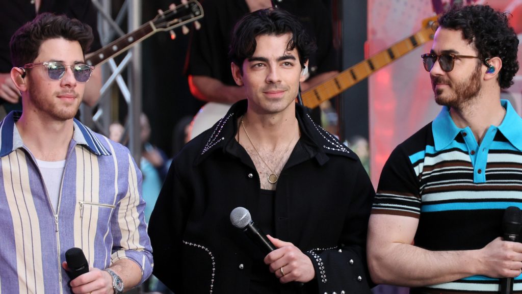 Nick, Joe and Kevin Jonas on the 'Today' show in 2023.
