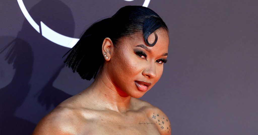 Jordan Chiles Shows Off "Space Nails" at 2025 ESPYs