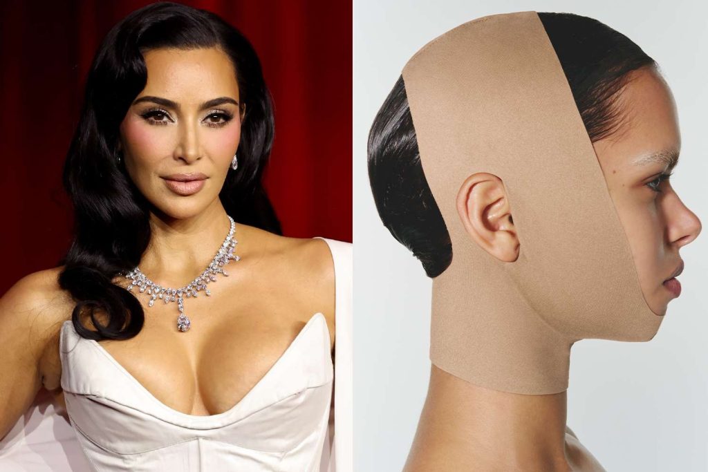 Kim Kardashian’s SKIMS Face Shapewear Is the 'Death Becomes Her' Flex of the 21st Century