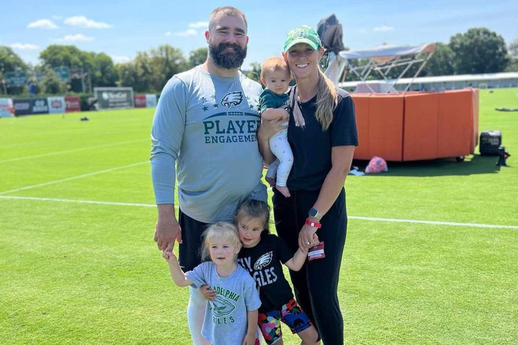 Kylie Kelce Reveals How She and Jason Kelce Stay Grounded When Parenting
