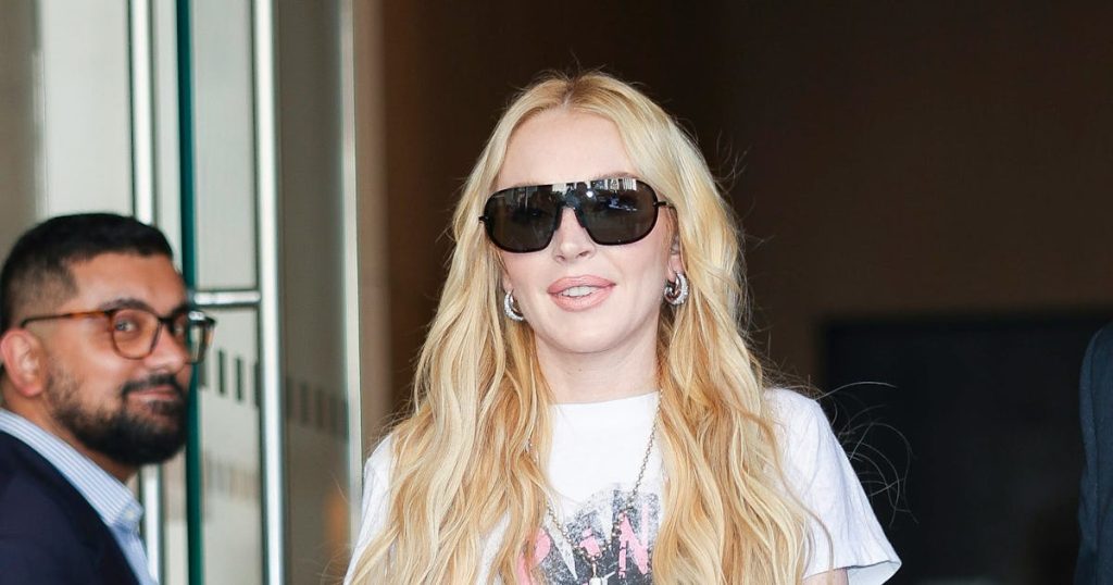 Lindsay Lohan's 'Freakier Friday' Press Style is Full of Easter Eggs