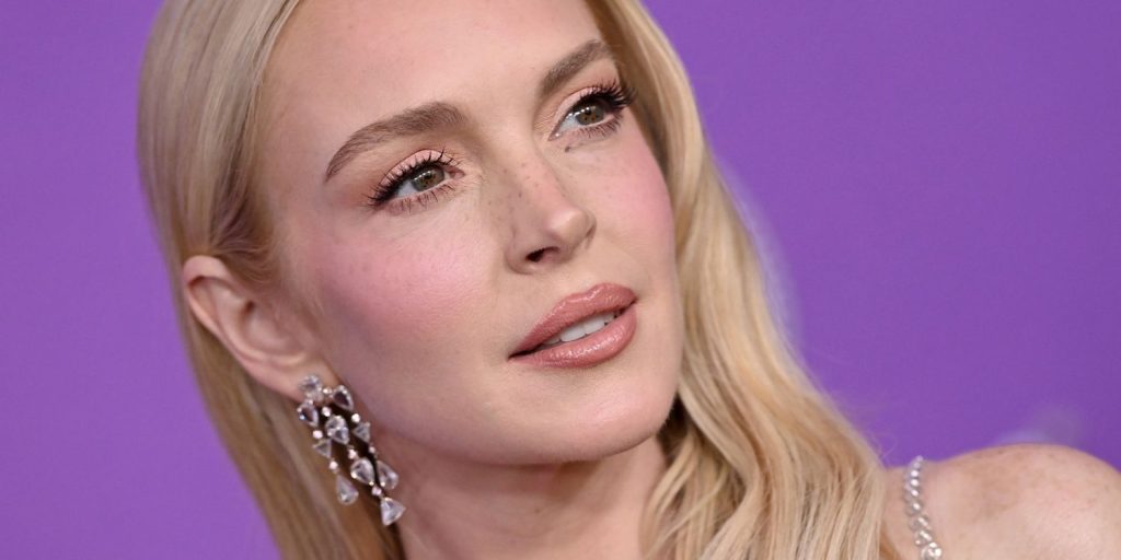 Lindsay Lohan's Slip Dress Includes Cowboy Core Details