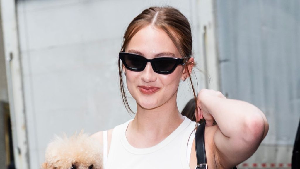 Lola Tung Demonstrates the Coolest Way to Wear a Silk Scarf This Summer