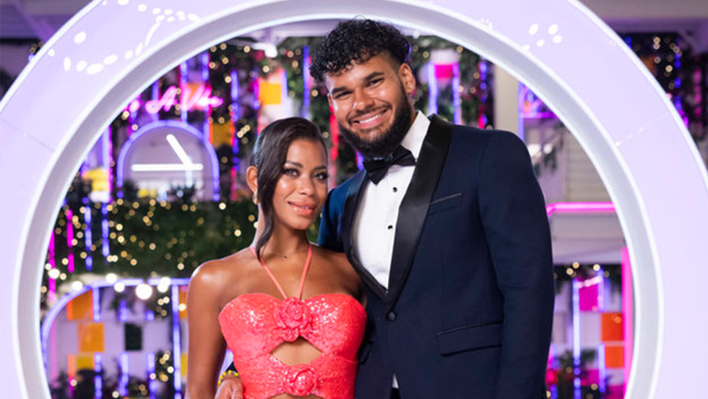 Amaya and Bryan on 'Love Island USA' season 7.