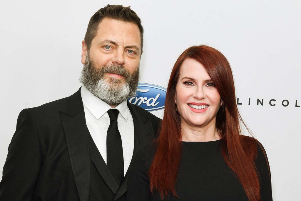 Nick Offerman Breaks Down His 3 Fake Proposal to Wife Megan Mullally