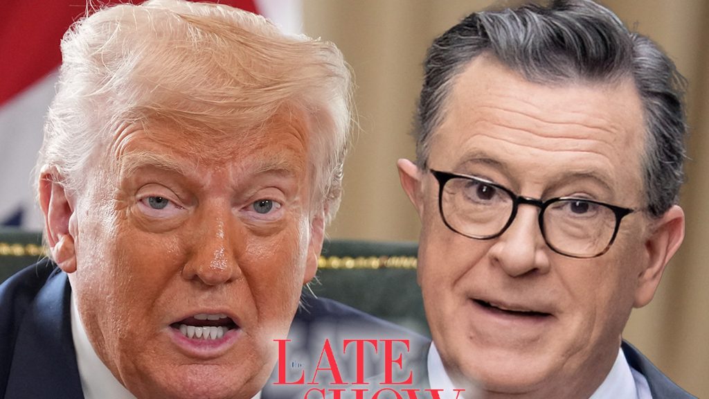 President Trump Says He Didn't Get Stephen Colbert's Talk Show Canceled