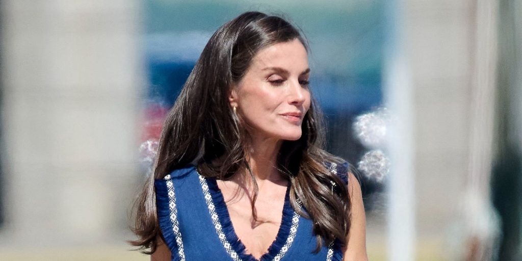 Queen Letizia of Spain Switches Up Royal Style With Plunging Boho Dress