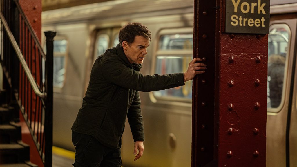 Michael C. Hall as Dexter Morgan in Dexter: Resurrection, episode 2, season 1