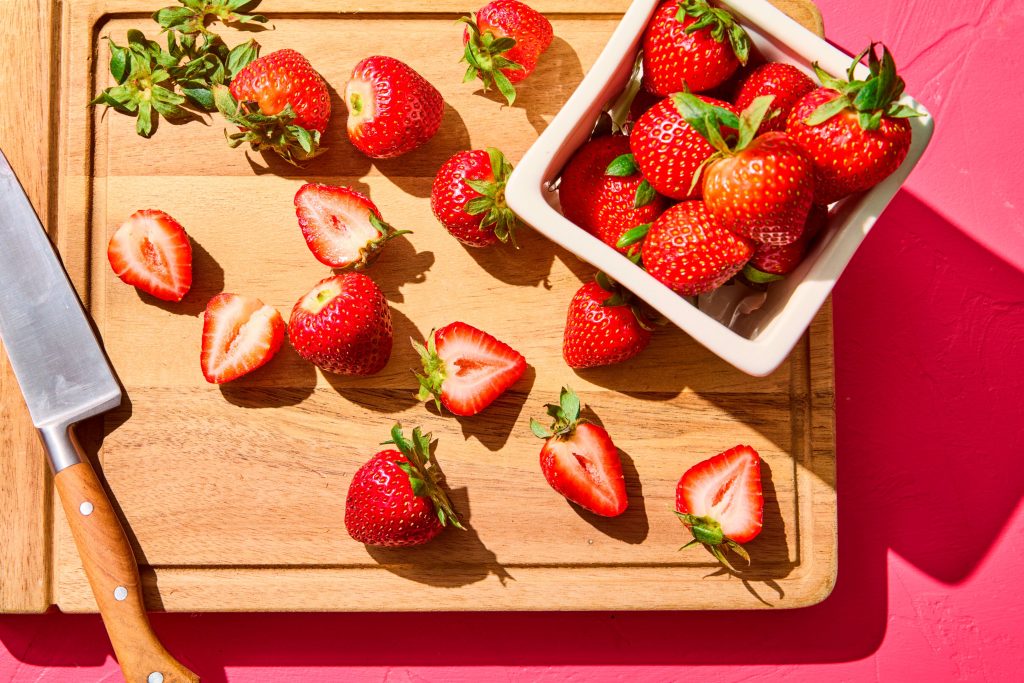Save Your Strawberry Tops for This Sweet Syrup You Can Drizzle on Everything