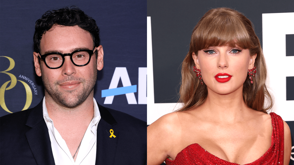 Scooter Braun and Taylor Swift