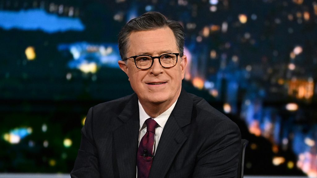Stephen Colbert on 'The Late Show.'