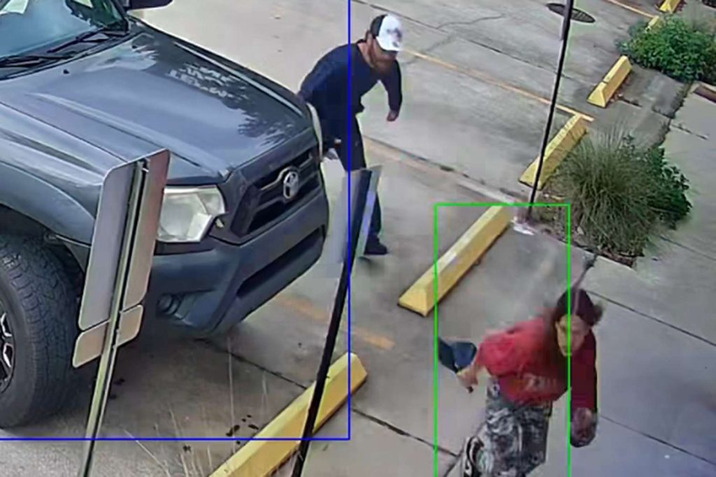 Terrifying Security Video Shows Woman Fleeing Alleged Florida Kidnapper in Parking Lot