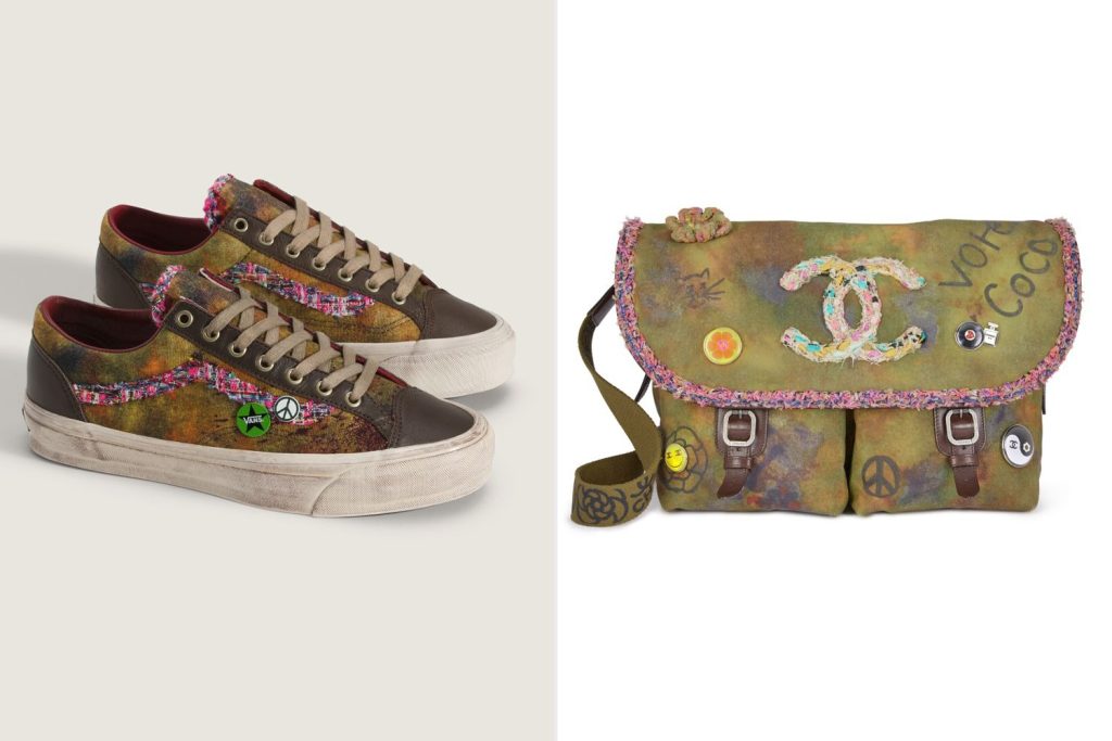 The New Vans Sneaker is Reminiscent of an 'Iconic' Chanel Messenger Bag Worn by Bella Hadid