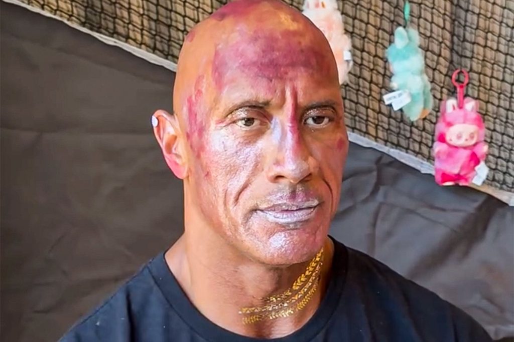 The Rock Undergoes Extreme Makeover from His Daughters