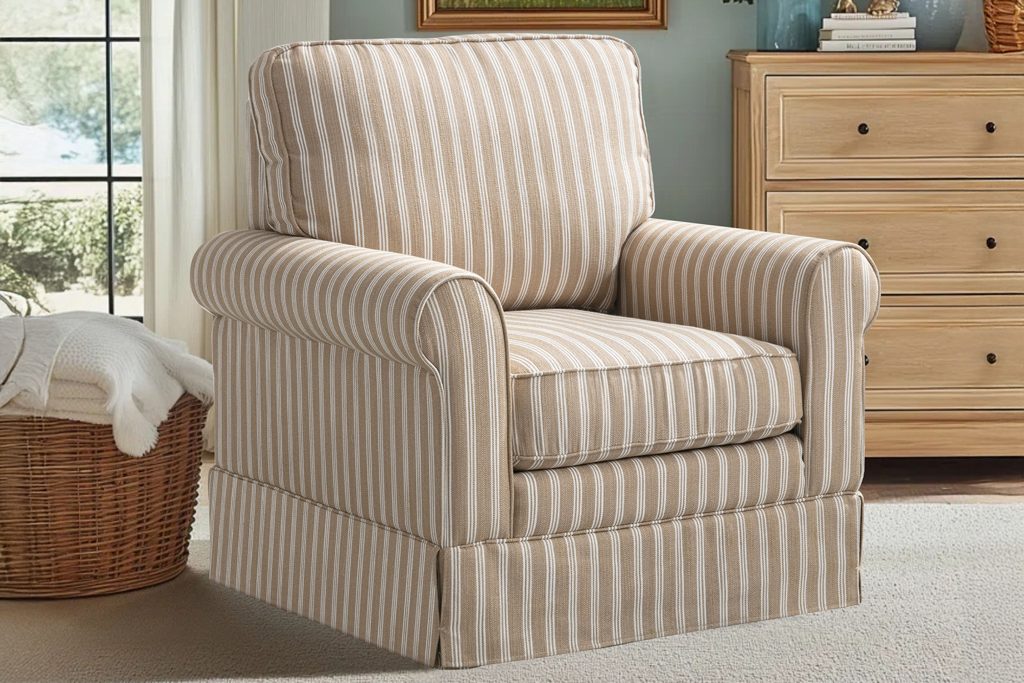 This Striped Wayfair Accent Chair Is 75% Off Now