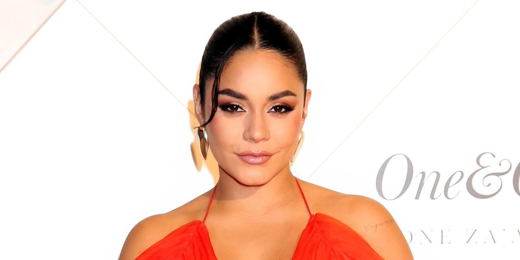 Vanessa Hudgens Bares Baby Bump in Sheer Dress with Keyhole Boob Cut-Out