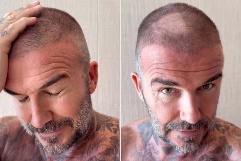Victoria Beckham Pokes Fun at Husband David's Haircutting Mishap