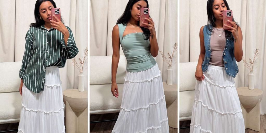 What to Wear With a Summer Maxi Skirt, Per an Editor