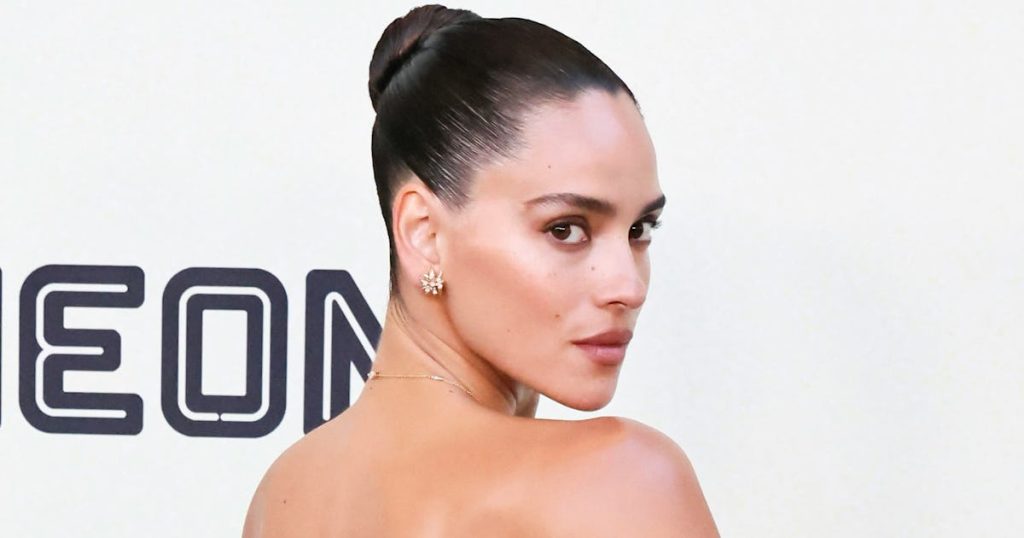 Adria Arjona's Sculptural Backless Dress Plunges All The Way Down