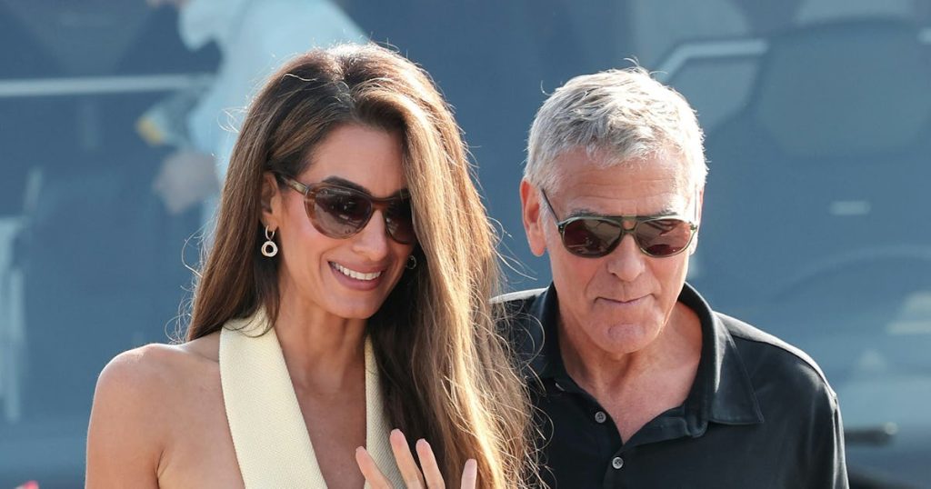 Amal Clooney Returns to the Venice Film Festival in Her Go-to Summer Color