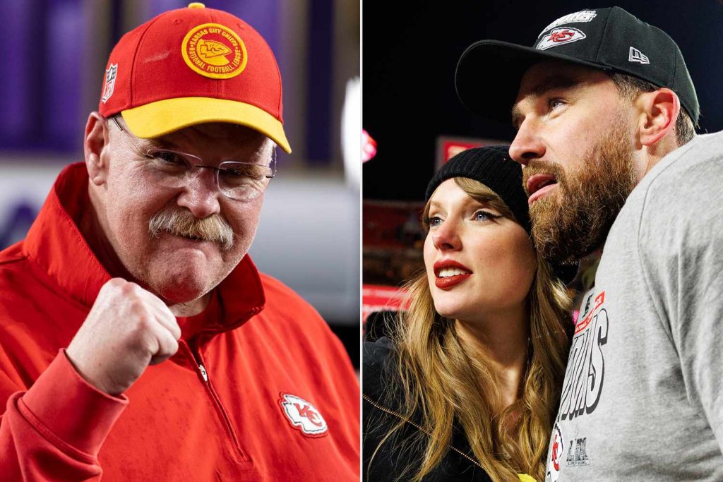 Andy Reid Reacts to Taylor Swift and Travis Kelce's Engagement News