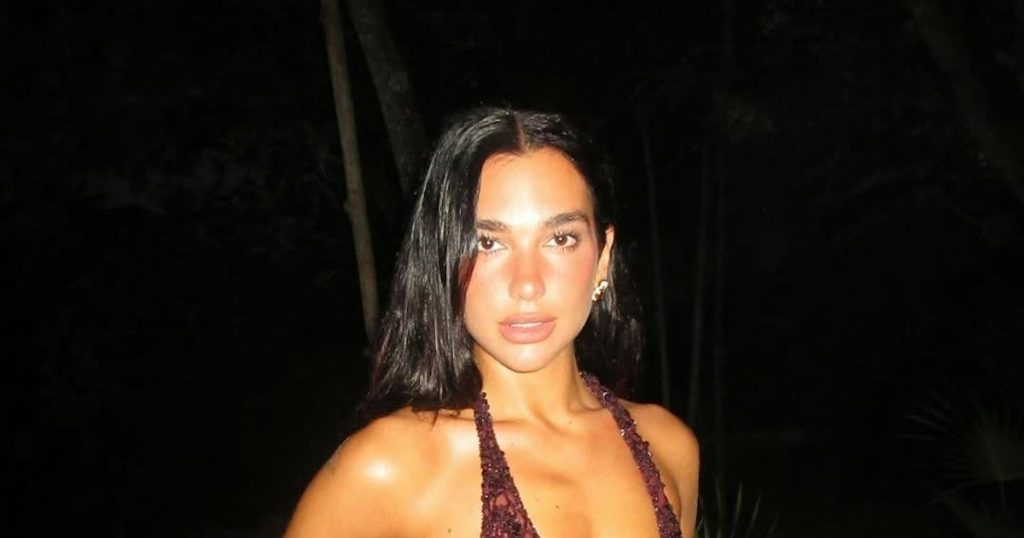 Dua Lipa Sizzles in Sheer Crochet Dress for Final 30th Birthday Celebration