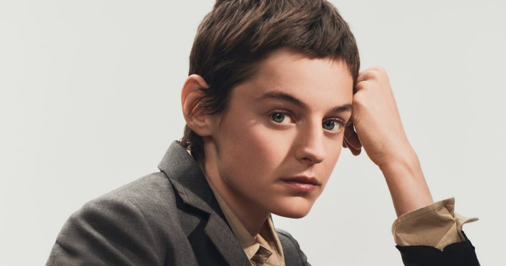 Emma Corrin Talks Natural Beauty, On-Set Skincare & Miutine, Miu Miu’s New Gourmand Scent
