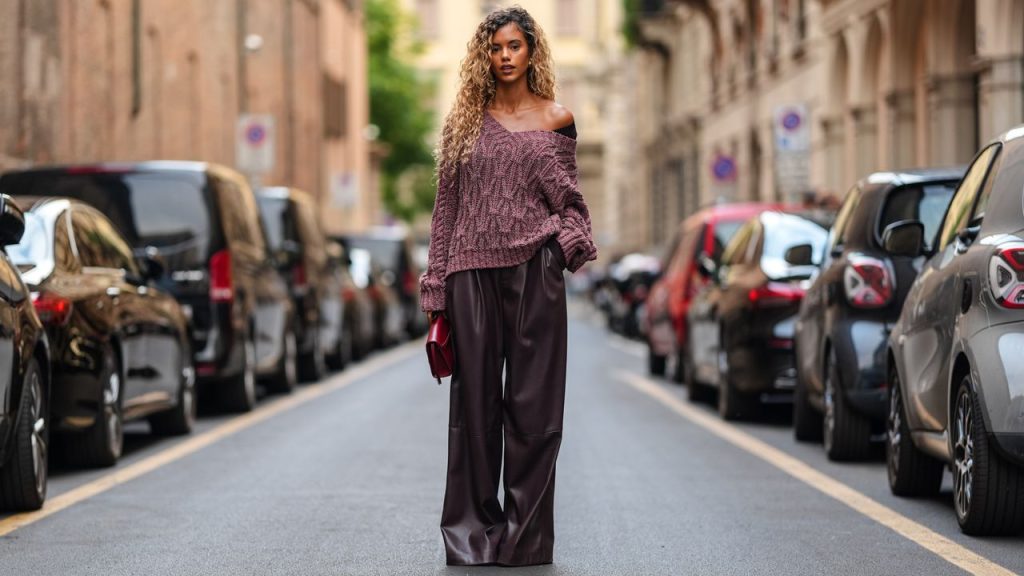 How to Style Leather Pants This Fall Like the Street Style Set