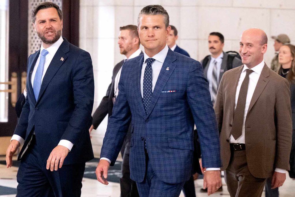 JD Vance, Pete Hegseth and Stephen Miller Get Heckled in Washington, D.C.
