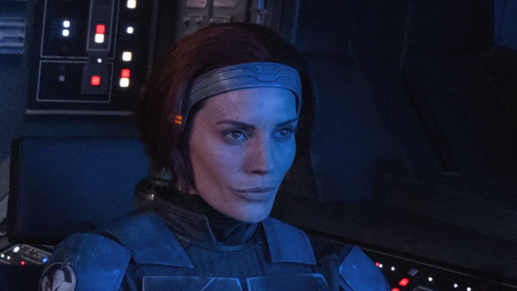 Katee Sackhoff in THE MANDALORIAN.