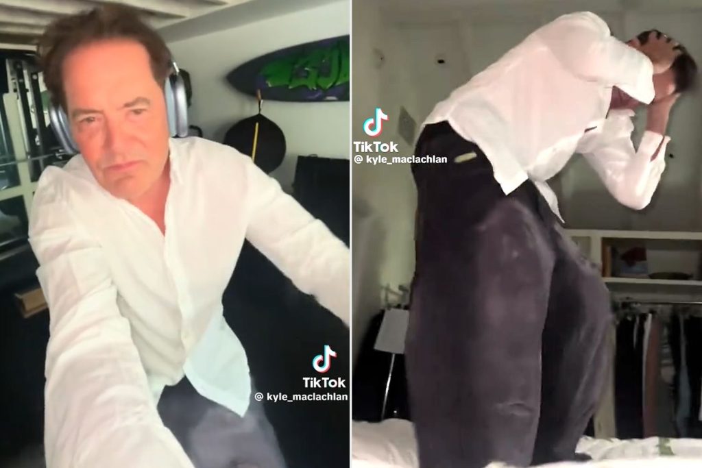 Kyle MacLachlan Borrows Teen Son’s Clothes for His Viral TikToks (Exclusive)