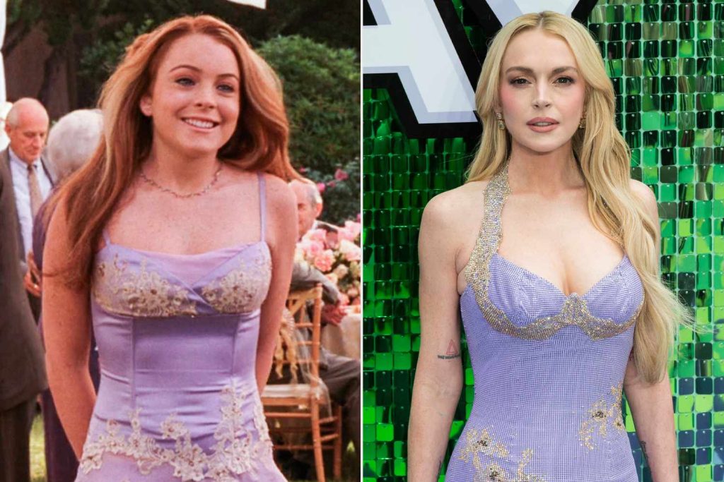 Lindsay Lohan Pays Homage to This OG 'Freaky Friday' Look
