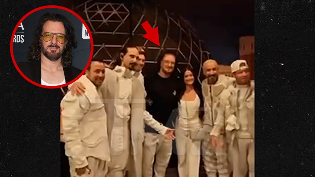 *NSYNC's JC Chasez Attends Backstreet Boys Show in Las Vegas