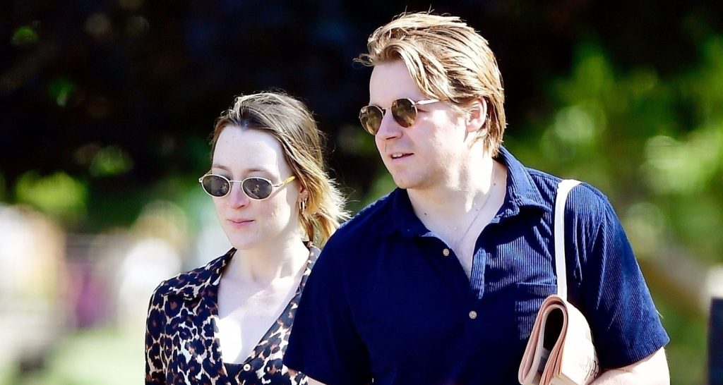 Pregnant Saoirse Ronan Wears Leopard-Print Dress on Walk in London with Husband Jack Lowden | Jack Lowden, Pregnant Celebrities, Saoirse Ronan | Just Jared: Celebrity News and Gossip
