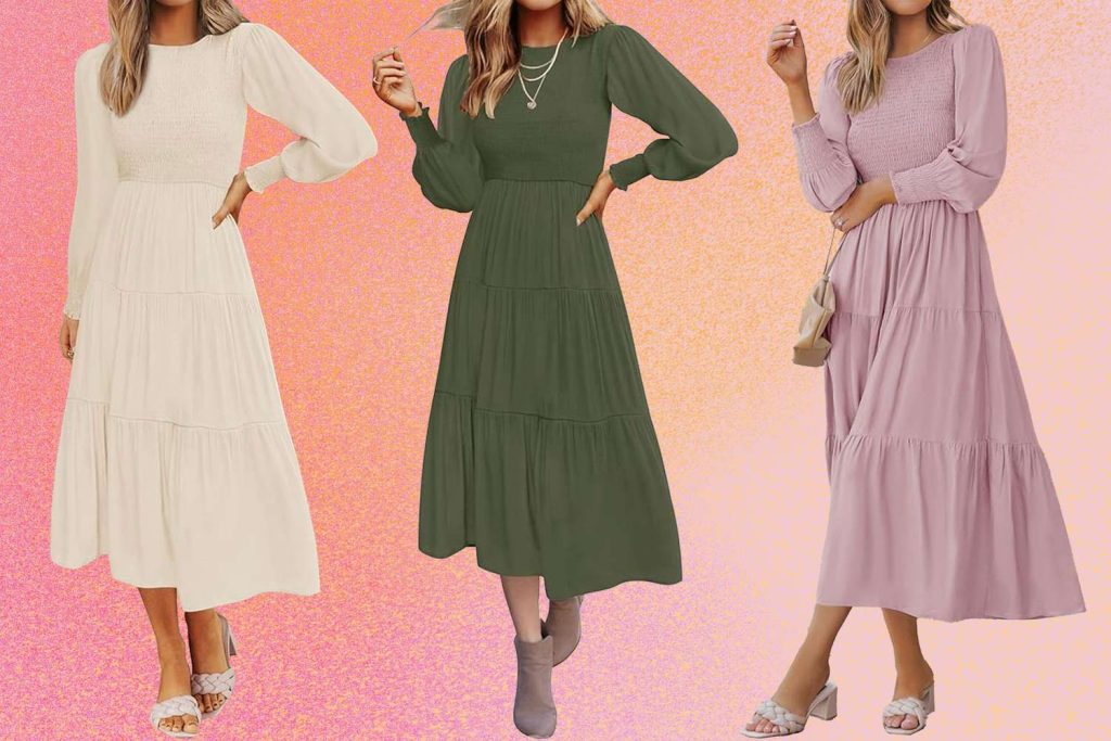 Shop This Comfy Midi Dress for Fall on Sale at Amazon