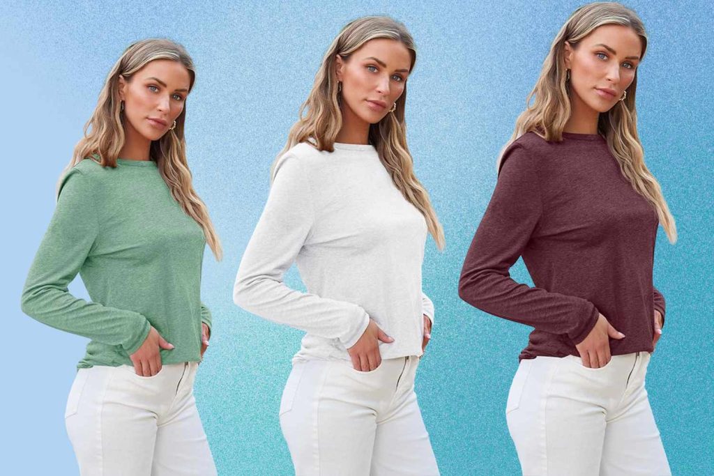 This Amazon Crewneck Tee Transitions From Summer to Fall