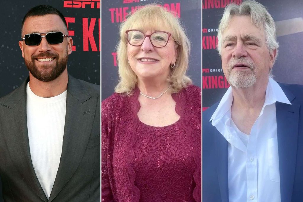 Travis Kelce Is Supported by Parents Donna and Ed at 'The Kingdom' Premiere