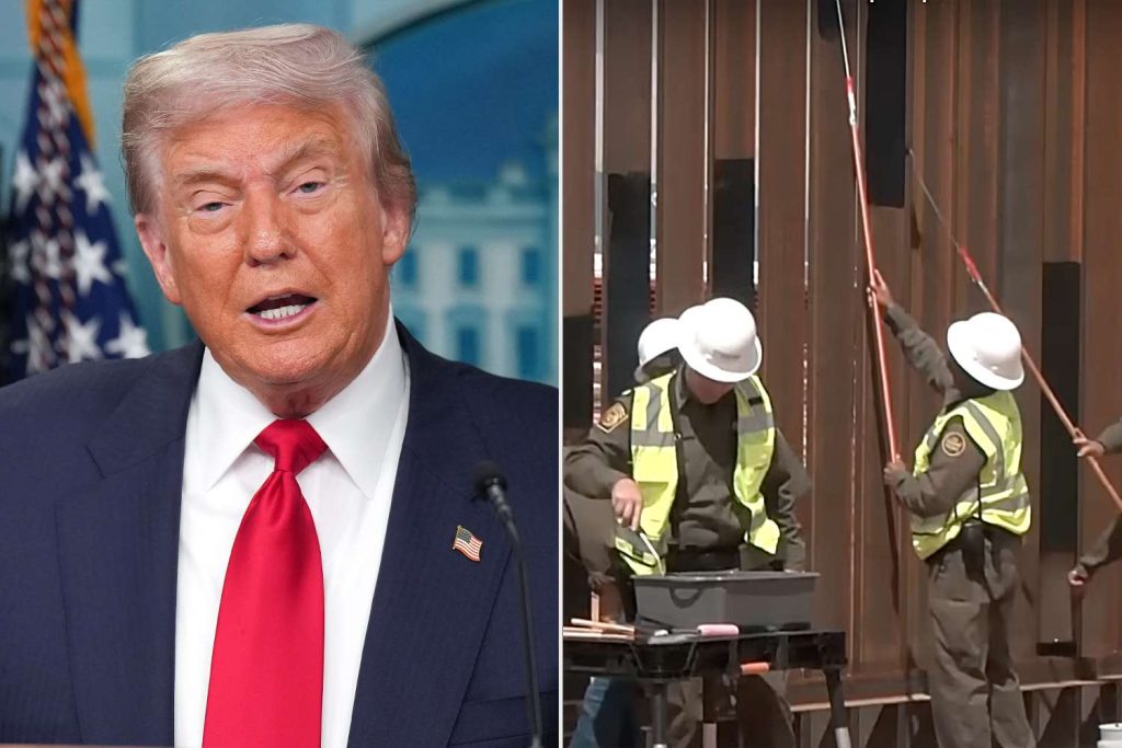 Trump Orders for Whole Mexico Border Wall to Be Painted Black so It Gets Hot