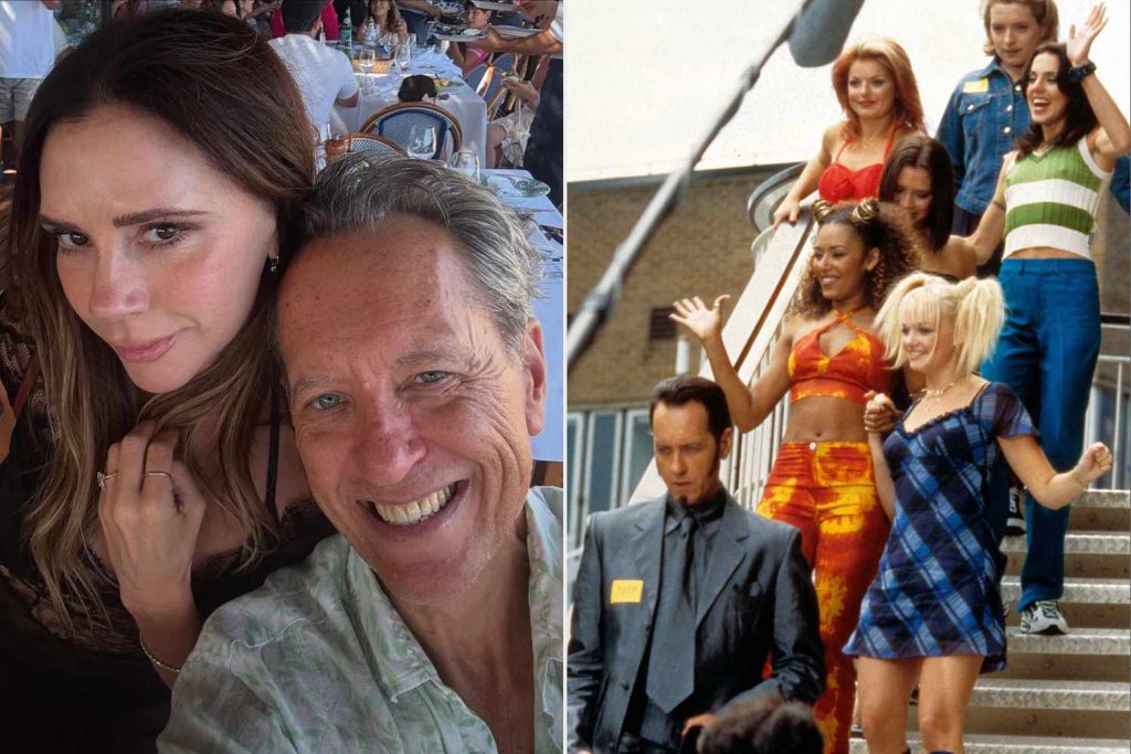 Victoria Beckham Reunites with Her Spice World Costar Richard E. Grant